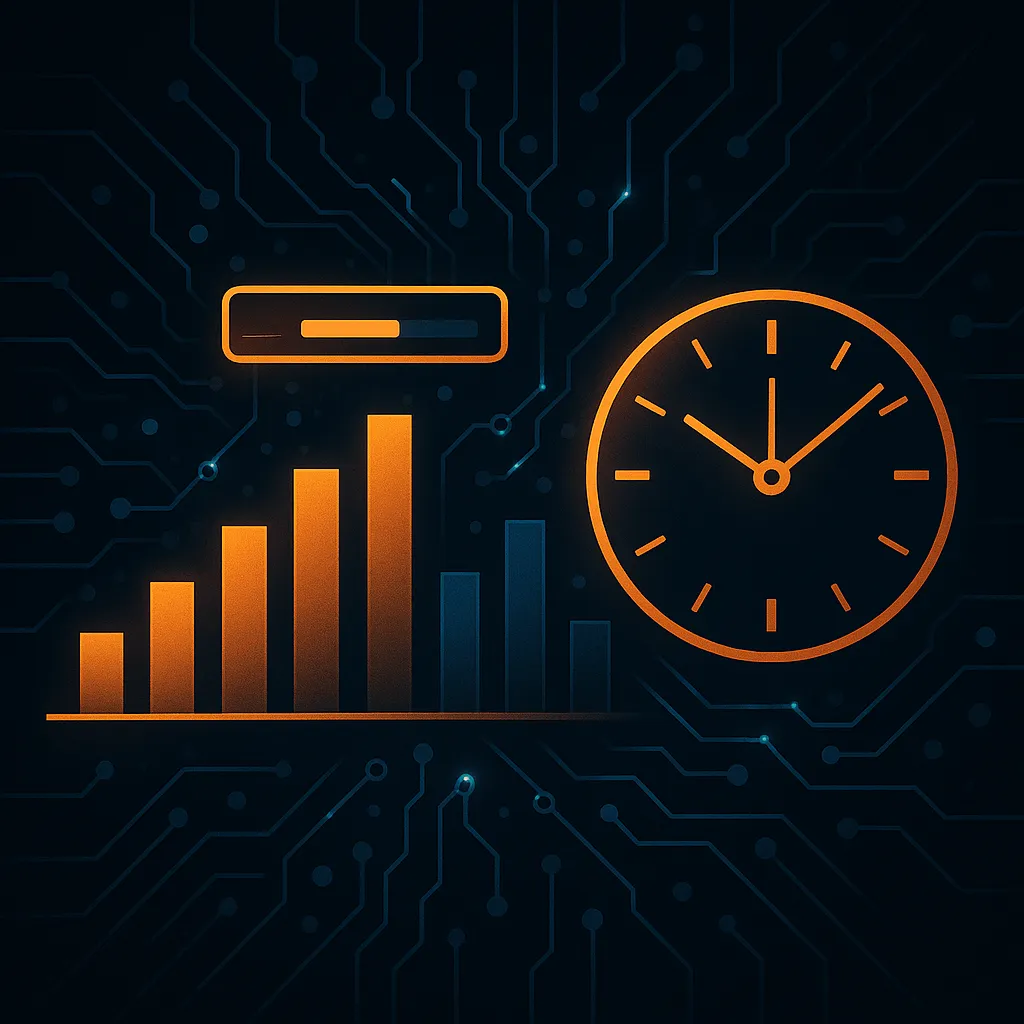 Graphs and circuit patterns representing productivity analytics